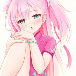 This is a pixiv picture whose title is チャイナドレス結芽ちゃん.