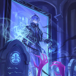 This is a pixiv picture whose title is 夜ですね.