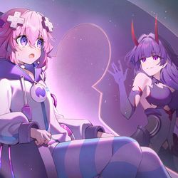 This is a pixiv picture whose title is 💜.