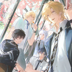 This is a pixiv picture whose title is For All Time.