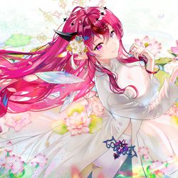 This is a pixiv picture whose title is 🪷💎💖.