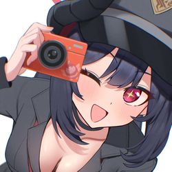 This is a pixiv picture whose title is シャッターチャンス！.