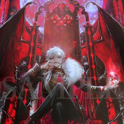 This is a pixiv picture whose title is Bloody Alexandrite.