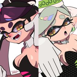 This is a pixiv picture whose title is イカよろしく〜.