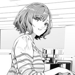 This is a pixiv picture whose title is 学マスラクガキ３枚.