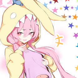 This is a pixiv picture whose title is 着てますよ～ XD.