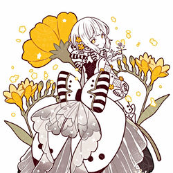 This is a pixiv picture whose title is モンシロチョウ.