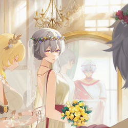 This is a pixiv picture whose title is First Look.