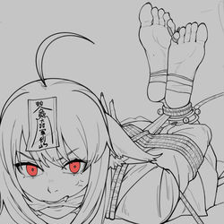 This is a pixiv picture whose title is 涂山红红败北-一气道盟的妖王收押.