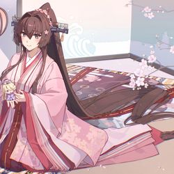 This is a pixiv picture whose title is 大和.