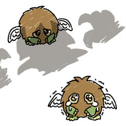 This is a pixiv picture whose title is ハネクリボー.