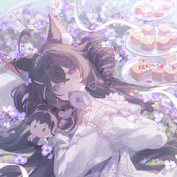 This is a pixiv picture whose title is 💜.