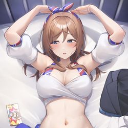 This is a pixiv picture whose title is 姫崎さん、例のポーズしてもらっていいですか.