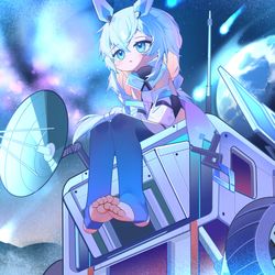 This is a pixiv picture whose title is 星星的礼物.