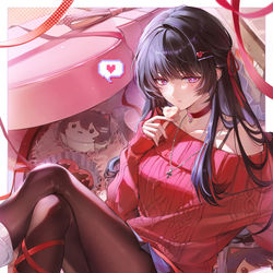 This is a pixiv picture whose title is 千咲💌🍫.