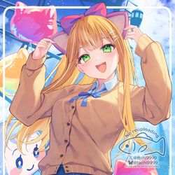 This is a pixiv picture whose title is 🎈.