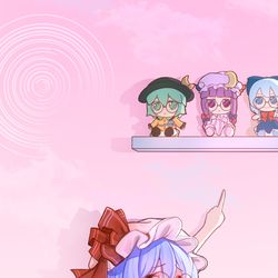 This is a pixiv picture whose title is 咲夜帮我一下~…….