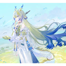 This is a pixiv picture whose title is 清.