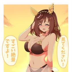 This is a pixiv picture whose title is 水着ブエナ.