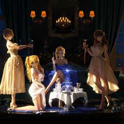 This is a pixiv picture whose title is Blue Christmas.