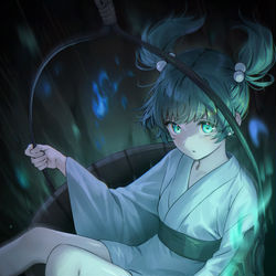 This is a pixiv picture whose title is キスメ.