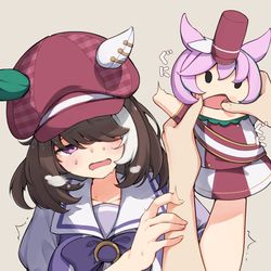 This is a pixiv picture whose title is 本体の人格に反応させてみるチャレンジ.