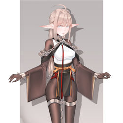 This is a pixiv picture whose title is 彩 衣裝小改版~~.