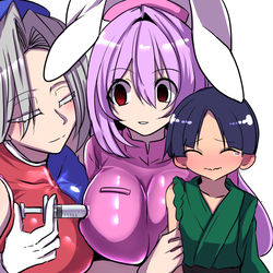 This is a pixiv picture whose title is 注射を全然痛くしないと噂の永琳先生.