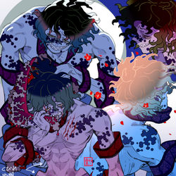 This is a pixiv picture whose title is 👹いちゃん.