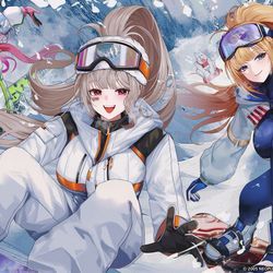 This is a pixiv picture whose title is 【お仕事】 Adiós WINTER.