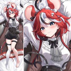 This is a pixiv picture whose title is スチールローズ衣装ベー抱き枕.