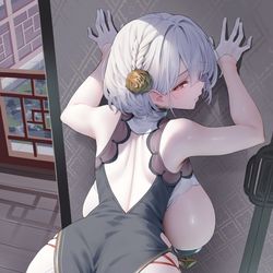 This is a pixiv picture whose title is シリアス.