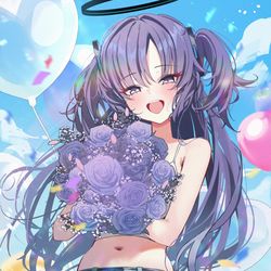 This is a pixiv picture whose title is ユウカ🎉.