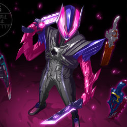 This is a pixiv picture whose title is 仮面ライダードォーン.