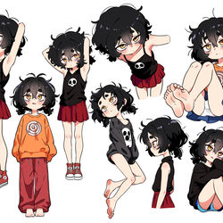 This is a pixiv picture whose title is Redesign of my oc Ellie part 03.