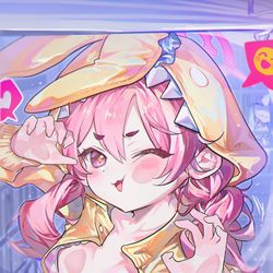 This is a pixiv picture whose title is 先生発見！にははっ！😆.