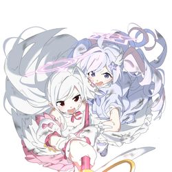 This is a pixiv picture whose title is 魔法少女ヘヴィキャリバー.