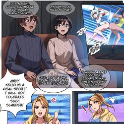 This is a pixiv picture whose title is Keijo TG.