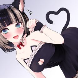 This is a pixiv picture whose title is にゃでん！.