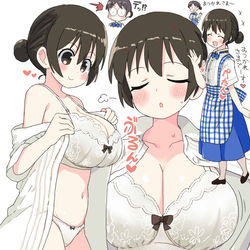 This is a pixiv picture whose title is 脱いだらすごかった神戸屋のお姉さん.