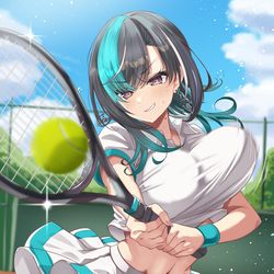 This is a pixiv picture whose title is マリテニ大会楽しかった🎾.