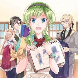 This is a pixiv picture whose title is 服飾師ルチアはあきらめない６巻発売します.