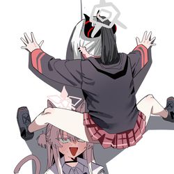 This is a pixiv picture whose title is Kayoko & akira.