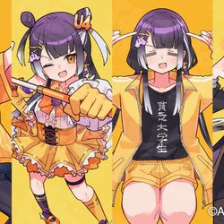 This is a pixiv picture whose title is 【お知らせ】 にじさんじ所属、海妹四葉様 歌ってみた動画のお写真.