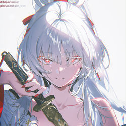 This is a pixiv picture whose title is 緋雪.