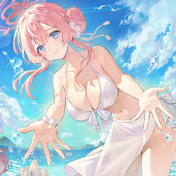 This is a pixiv picture whose title is ブルーアーカイブ.