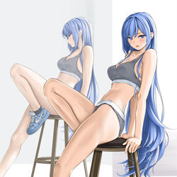 This is a pixiv picture whose title is reflection.