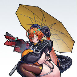 This is a pixiv picture whose title is 雨中的奥菲丝.