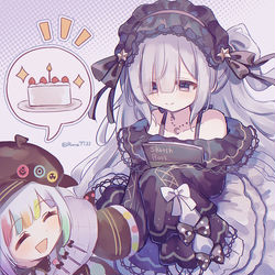 This is a pixiv picture whose title is アンアンちゃん誕生日絵.