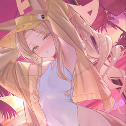 This is a pixiv picture whose title is 水着セイア.